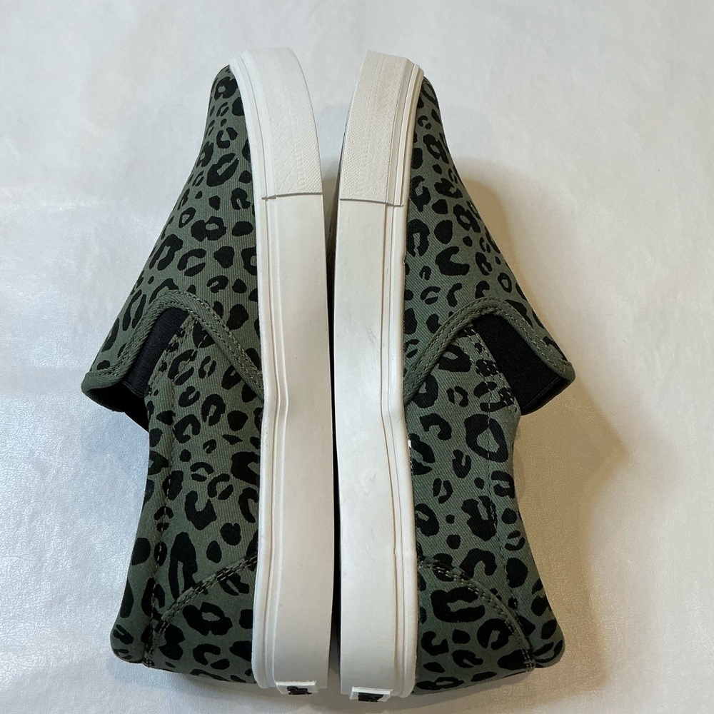 RipNDip Leopard Print Slip-On Sneakers Black and Green Size 8 - Picture 8 of 12